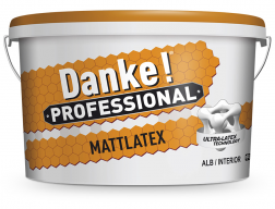 Danke! Professional Mattlatex, Vopsea alba pe baza de latex pentru interior